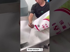 เครื่องขนส่งสกรูออนไลน์แบบยืดหยุ่นจากสแตนเลส สําหรับอุตสาหกรรมเคมี