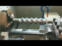 สกรูขีดเดี่ยวที่มีหัวผสมสําหรับการผลิตท่อ PE, PPR และ PP ขนาบ