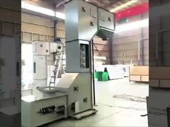 สายพานลำเลียงแบบถัง Z รูปตัว Z พร้อมโซ่ยางต่อเนื่องสำหรับยกถังสำหรับบรรจุภัณฑ์อาหารเม็ด