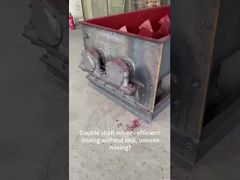 เครื่องผสมแบบสกรูลำเลียงหลายเพลาแบบกำหนดเอง เครื่องผสมแบบสองเพลาสำหรับงานหนัก - เครื่องผสมใบพัดแบบสองเพลาสำหรับคอนกรีต