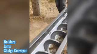 Tangle Free Sludge Conveyor บำรุงรักษาง่าย