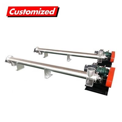 ซื้อ ซีเมนต์ยืดหยุ่น Auger Feeder สายพัดสกรูเหล็กไร้ขัดเหล็กที่มีความทนทานต่อความร้อน การผลิตออนไลน์