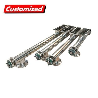 ซื้อ OEM Custom Tubular Screw Auger Feeder สแตนเลสที่มีโครงสร้างคอมแพคต์ การผลิตออนไลน์