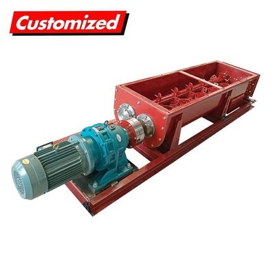 ซื้อ เครื่องปั่นปูนคอนกรีตทรง U แบบสกรูสองตัว สําหรับการขนส่งเร็ว การผลิตออนไลน์