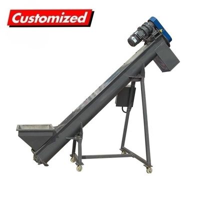 ซื้อ AC0044 เครื่องบรรทุกสกรูพลาสติกที่กําหนดเอง เครื่องขนส่งสกรูขนส่งสําหรับสายรีไซเคิลขยะ การผลิตออนไลน์