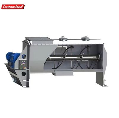 ราคาดี เครื่องผสมผงสแตนเลส SUS304 อัตโนมัติ พร้อมดีไซน์รูปตัว U และเครื่องผสมริบบิ้นแนวนอนติดตั้งง่าย ออนไลน์