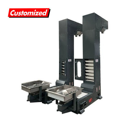 ซื้อ เครื่องขนส่งถังชนิด Z แบบอัตโนมัติที่ทนความร้อนสําหรับเครื่องขัดขนพัสดุเมล็ดน้ําตาลที่กําหนดเอง การผลิตออนไลน์