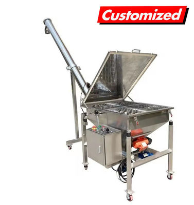 ซื้อ เต็มอัตโนมัติ Auger Feeder สแตนเลสสกรูขนส่ง Granule Feeder ปรับแต่ง การผลิตออนไลน์
