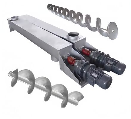 ราคาดี เครื่องขนส่งสกรูอูเกอร์แบบสไพรอัลไร้หมูเหล็กไร้สแตนเลสที่มีโครงสร้างกันรั่วที่ปิดเต็ม ออนไลน์