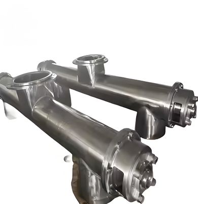 ซื้อ เครื่องขนส่งสกรูระบายอากาศจากสแตนเลสสําหรับผง PVC พร้อมท่อ auger การผลิตออนไลน์