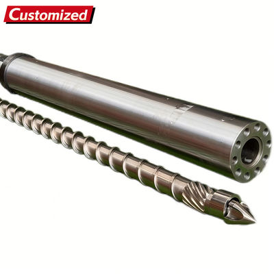 ราคาดี สกรูและกระบอกสูบเดี่ยวคุณภาพสูงแบบกำหนดเอง / สกรูฉีดกระบอกสูบสำหรับชิ้นส่วนเครื่องจักรเครื่องฉีดขึ้นรูปจากประเทศจีน ออนไลน์