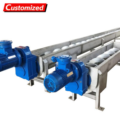 ราคาดี Customized Screw Conveyor Automatic Shaftless Screw Conveyor Tubular Winch Integrated Sludge Conveying and Filter Pressing Equipment For Transporting Sludge Powder and Granular Raw Materials ออนไลน์