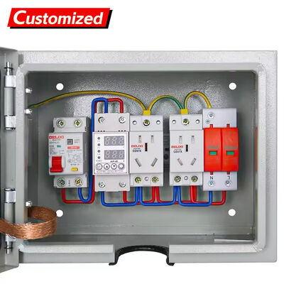 ราคาดี IP55 กล่องกระจายน้ํากันน้ําที่มีความดันนาม 220V / 380V และล็อคที่รับรองป้องกันการขโมยสําหรับการใช้งานอุตสาหกรรม ออนไลน์