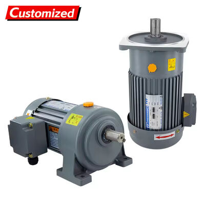 ราคาดี CE Certified AC Geared Motor 100W~7.5KW Single-Phase/Three-Phase Adjustable Speed Gear Reducer Motor ออนไลน์