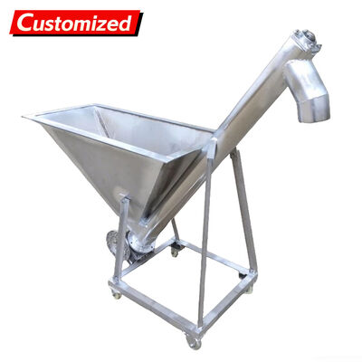 ราคาดี เครื่องขนส่งสกรูสแตนเลสที่กําหนดเอง พร้อมมอเตอร์ 18.5 kW สําหรับการขนส่งน้ําตาลเป็นผง ออนไลน์