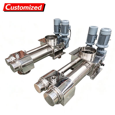 ราคาดี เครื่องปรับปริมาณขี้ปูนแบบสแตนเลสแบบ twin screw ที่มีความแม่นยําสูง ออนไลน์