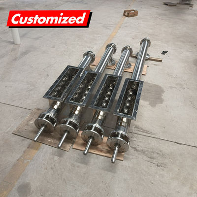 ราคาดี สหรัฐอเมริกา ODM / OEM สแตนเลส Screw Auger Feeder สําหรับบีตอน Powder Custom Conveyor System การขนส่งเหมืองหิน ออนไลน์