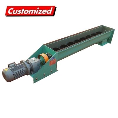 ราคาดี OEM โรงงานอุตสาหกรรมเหล็กคาร์บอน ทนต่อความร้อน เครื่องขนส่งสกรูอูเกอร์ที่กําหนดเองสําหรับการขนส่งสารเคมีและเหมืองแร่ ออนไลน์