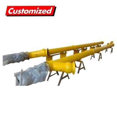 ราคาดี OEM Custom สแตนเลส ทนทานความร้อน กระชับยืดหยุ่นสครูสกรู Auger Conveyor สําหรับซีเมนต์ ออนไลน์