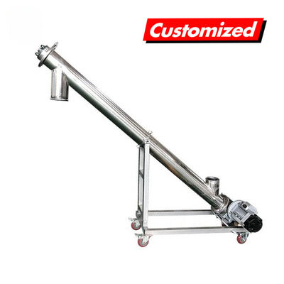 ราคาดี OEM รับทําตามความต้องการ สแตนเลส ทนทานความร้อน สกรูยืดหยุ่น Auger Feeder สําหรับขนส่งผง ออนไลน์