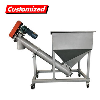 ราคาดี 500.00cm สแตนเลสสกรู Auger Feeder ปรับปรุงสําหรับโรงไฟฟ้า ออนไลน์