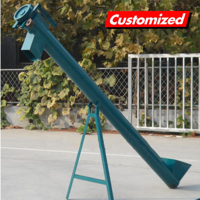 ราคาดี ความจุขนาดใหญ่ Helical Blade คอนเวียร์อัดอุปกรณ์ สกรูคอนเวียร์กับ Hopper auger feeder ออนไลน์
