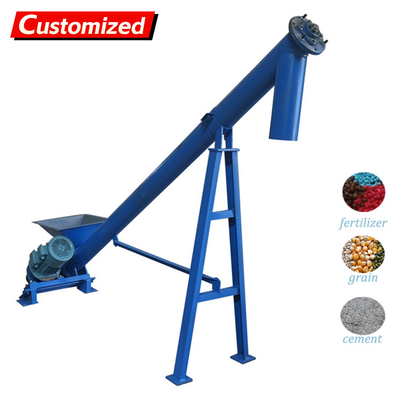ราคาดี custom Automatic Cement Powder Inclined Auger Screw Conveyor Feeder  Cement Screw Portable Conveyor for Truck Unloading ออนไลน์