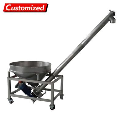 ราคาดี Customสแตนเลส 304 วัสดุ หักสกรูขนส่ง Auger Feeder ขนส่ง Spiral เครื่องสําหรับอาหาร ขาว อาหารเสริม ออนไลน์