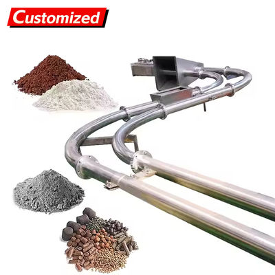 ราคาดี สายพานลำเลียงแบบท่ออุตสาหกรรมชนิดโซ่ท่อปิดสนิทแบบสั่งทำพิเศษ เหมาะสำหรับผู้ผลิตโรงงานปูนซีเมนต์ แป้ง และเถ้า ออนไลน์