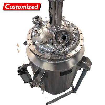 ราคาดี Custom Stainless Steel Food-Grade Reaction Vessel 220V Chemical Reaction Vessel Pump Core Container 50L-5000L Suitable for Motor-Driven Chemical Reactor Equipment ออนไลน์