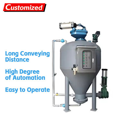 ราคาดี custom Industrial Powder Granule Storage Tank Pump Continuous Lifting Vacuum Pumping Pneumatic Feeder Conveyors Control System ออนไลน์