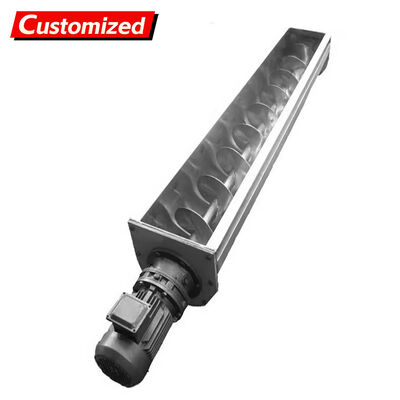 ราคาดี เครื่องขนส่งสกรูจากเหล็กไร้สแตนเลสที่กําหนดเอง แบบไม่มีแกน / มีแกน / มีแกนคู่ ทนต่อการกัดกร่อนสําหรับวัสดุเมล็ด / ขนาดผง เครื่องขนส่งสกรูการทําเหมืองแร่ ออนไลน์