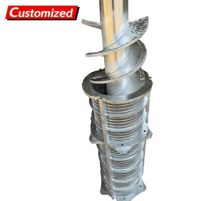 ราคาดี ใบเกลียวลำเลียงแบบต่อเนื่องสแตนเลสสตีลแบบกำหนดเอง ใบเกลียวสแตนเลสสตีลสำหรับพลังงานและเหมืองแร่ ฟาร์ม งานก่อสร้าง สแตนเลสสตีล เหล็กกล้าคาร์บอน และอื่นๆ ออนไลน์