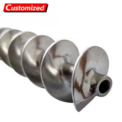 ราคาดี สแตนเลส ทนต่อความร้อน Screw auger สําหรับสารเคมีและการขนส่งเมล็ดพันธุ์ที่มีขนาดที่กําหนดเอง ออนไลน์